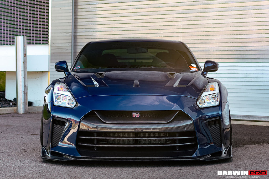 DarwinPRO 2008-2022 Nissan GTR R35 CBA & DBA & EBA BKSSII Style Carbon Fiber Hood