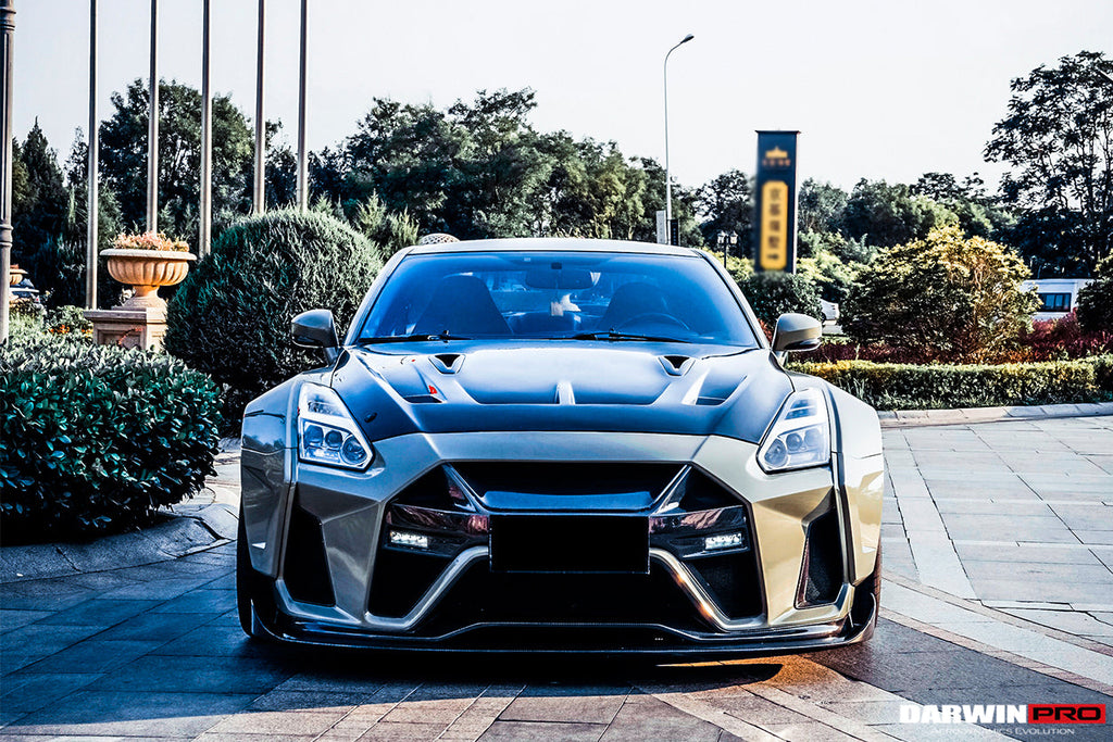 DarwinPRO 2008-2022 Nissan GTR R35 CBA & DBA & EBA BKSSII Style Front Bumper