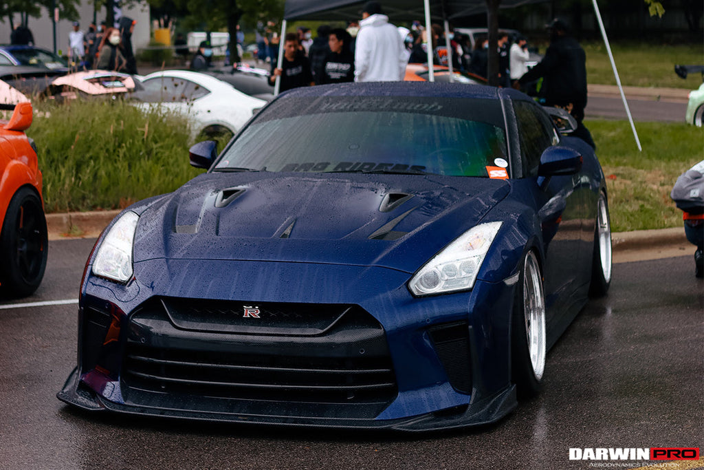 DarwinPRO 2008-2022 Nissan GTR R35 CBA & DBA & EBA BKSSII Style Carbon Fiber Hood