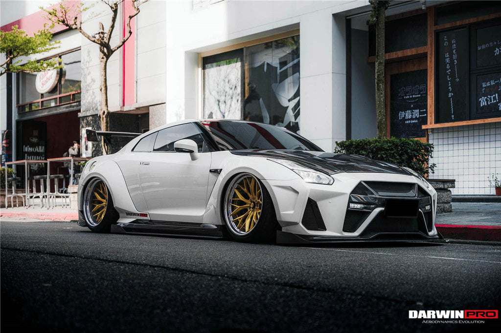 DarwinPRO 2008-2022 Nissan GTR R35 CBA & DBA & EBA BKSSII Style Partial Carbon Fiber Full Wide Body Kit