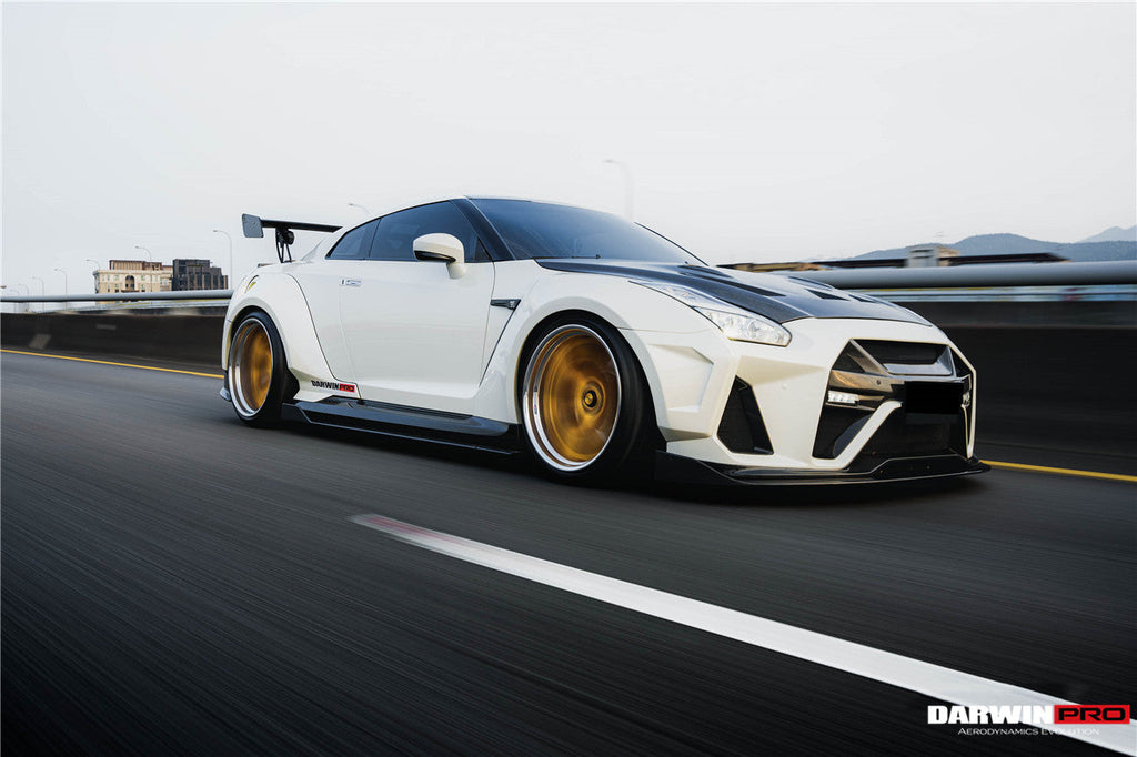 DarwinPRO 2008-2022 Nissan GTR R35 CBA & DBA & EBA BKSSII Style Partial Carbon Fiber Full Wide Body Kit