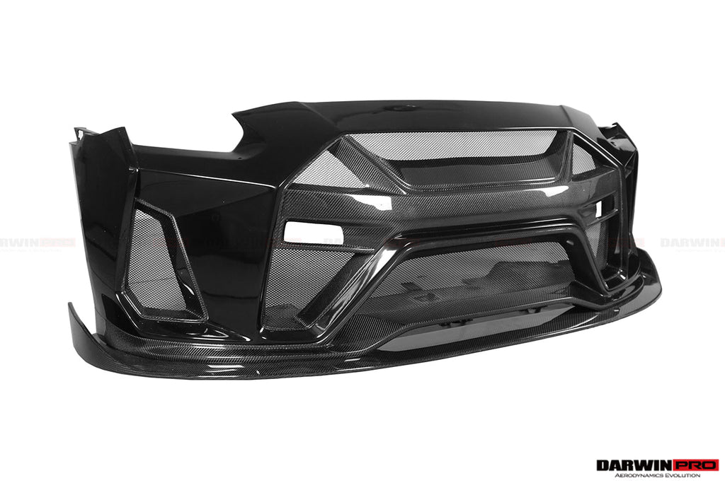 DarwinPRO 2008-2022 Nissan GTR R35 CBA & DBA & EBA BKSSII Style Partial Carbon Fiber Full Wide Body Kit