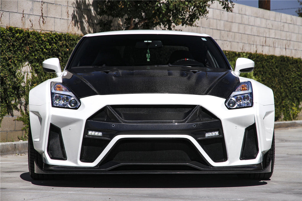 DarwinPRO 2008-2022 Nissan GTR R35 CBA & DBA & EBA BKSSII Style Front Bumper
