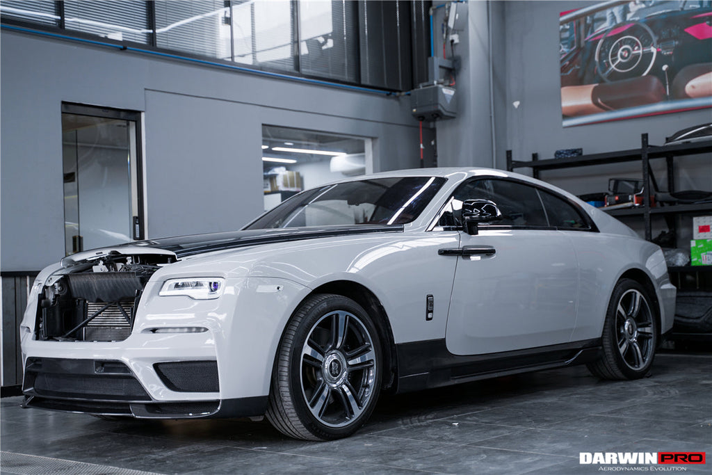 DarwinPRO 2016-2020 Rolls-Royce Wraith & Dawn - BKSS Portion Carbon Fiber Front Bumper - DarwinPRO Aerodynamics