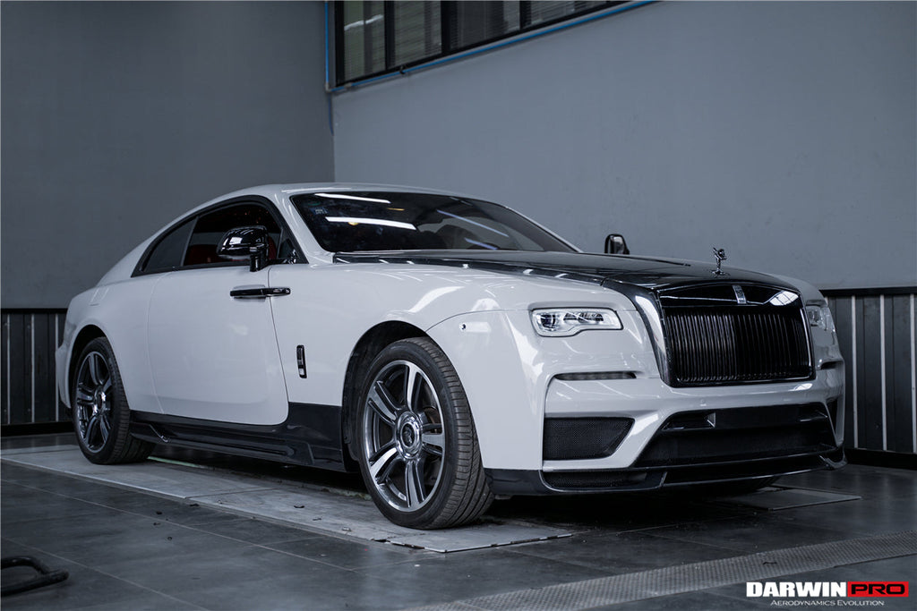 DarwinPRO 2016-2020 Rolls-Royce Wraith & Dawn - BKSS Portion Carbon Fiber Front Bumper - DarwinPRO Aerodynamics