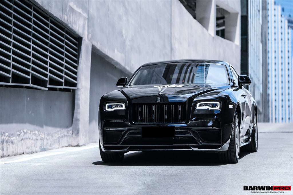 DarwinPRO 2016-2020 Rolls-Royce Wraith & Dawn - BKSS Portion Carbon Fiber Front Bumper - DarwinPRO Aerodynamics