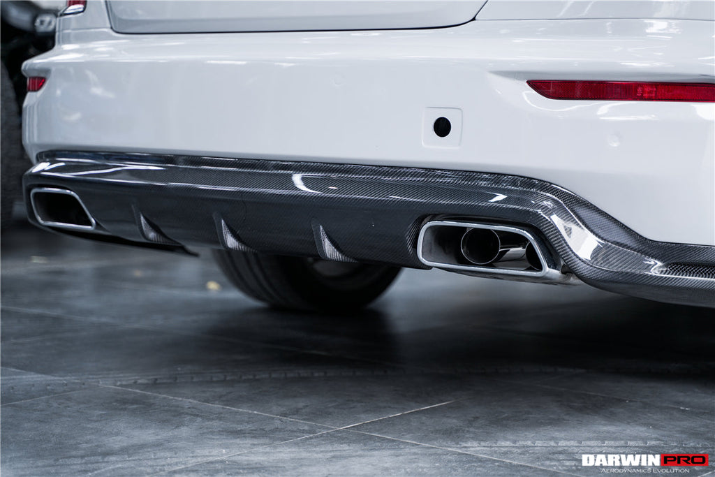 DarwinPRO 2016-2020 Rolls-Royce Wraith & Dawn BKSS Style Partial Carbon Fiber Rear Bumper - DarwinPRO Aerodynamics