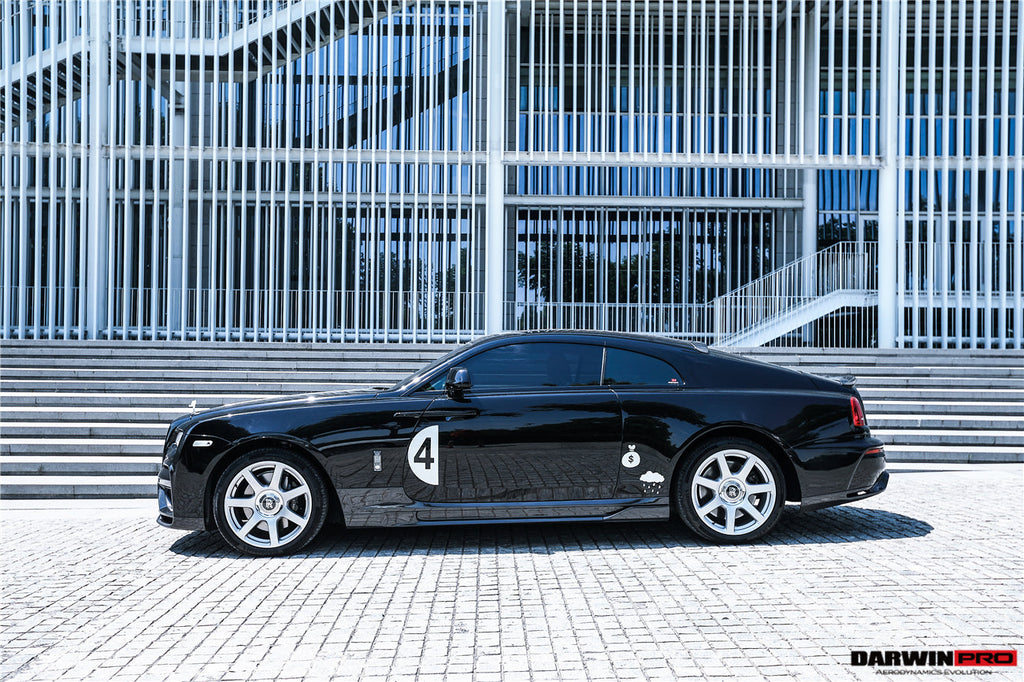 DarwinPRO 2016-2020 Rolls-Royce Wraith BKSS Style Carbon Fiber Side Skirts - DarwinPRO Aerodynamics