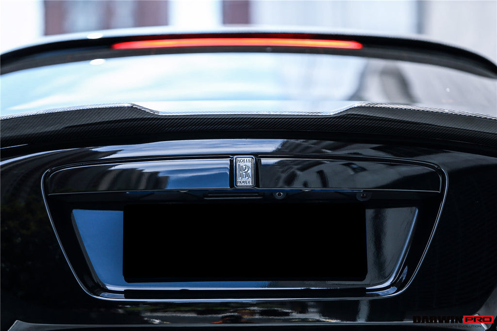 DarwinPRO 2016-2020 Rolls-Royce Wraith BKSS Style Carbon Fiber Trunk Spoiler - DarwinPRO Aerodynamics