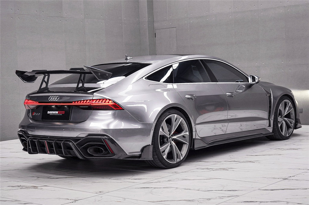 DarwinPRO 2019-2025 Audi RS6 Avant C8 & RS7 C8 Quattro IMP Performance Rear Diffuser - DarwinPRO Aerodynamics