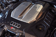 Load image into Gallery viewer, DarwinPRO 2019-2025 Audi RS6 Avant C8 &amp; RS7 C8 Quattro OEM Style Dry Carbon Fiber Engine Cover Replacement - DarwinPRO Aerodynamics