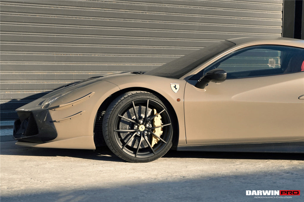 DarwinPRO 2015-2020 Ferrari 488 GTB & Spider Challenge Evo Modena Style Side Skirts