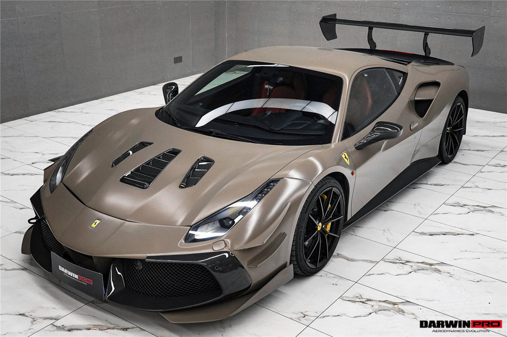 DarwinPRO 2015-2020 Ferrari 488 GTB & Spider Challenge Evo Modena Style Hood