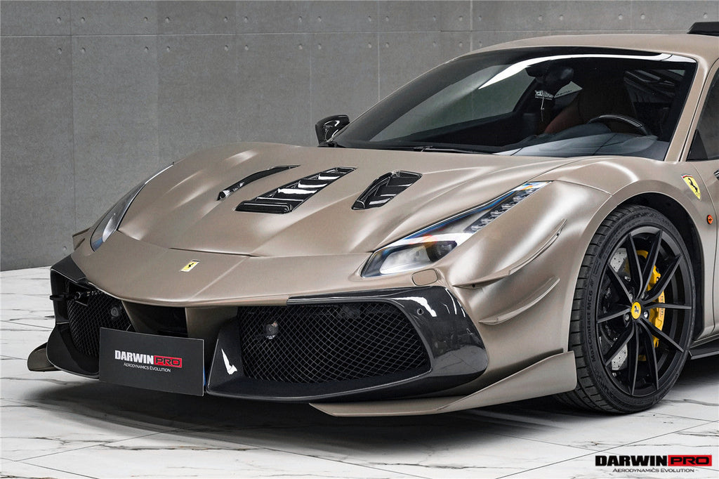 DarwinPRO 2015-2020 Ferrari 488 GTB & Spider Challenge Evo Modena Style Front Bumper