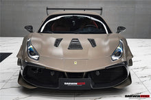 Load image into Gallery viewer, DarwinPRO 2015-2020 Ferrari 488 GTB &amp; Spider Challenge Evo Modena Style Front Bumper