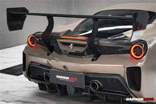Load image into Gallery viewer, DarwinPRO 2015-2020 Ferrari 488 GTB Challenge Evo Modena Style Rear Bumper With Deck Lid Wing &amp; Diffuser