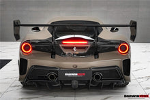 Load image into Gallery viewer, DarwinPRO 2015-2020 Ferrari 488 GTB Challenge Evo Modena Style Rear Bumper With Deck Lid Wing &amp; Diffuser