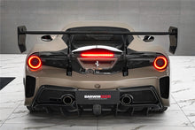 Load image into Gallery viewer, DarwinPRO 2015-2020 Ferrari 488 GTB Challenge Evo Modena Style Rear Bumper With Deck Lid Wing &amp; Diffuser &amp; Wing