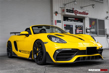Load image into Gallery viewer, DarwinPRO 2021-2025 Porsche 718 Cayman &amp; Boxster Stuttmate Part Carbon Fiber Front Bumper With ACC Hole