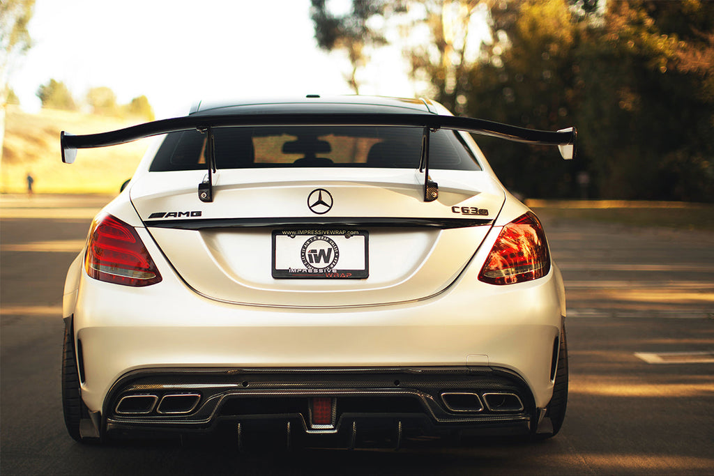 2015-2021 Mercedes Benz C-Class W205 Sedan IMP Performance Carbon Fiber Trunk Spoiler - DarwinPRO Aerodynamics