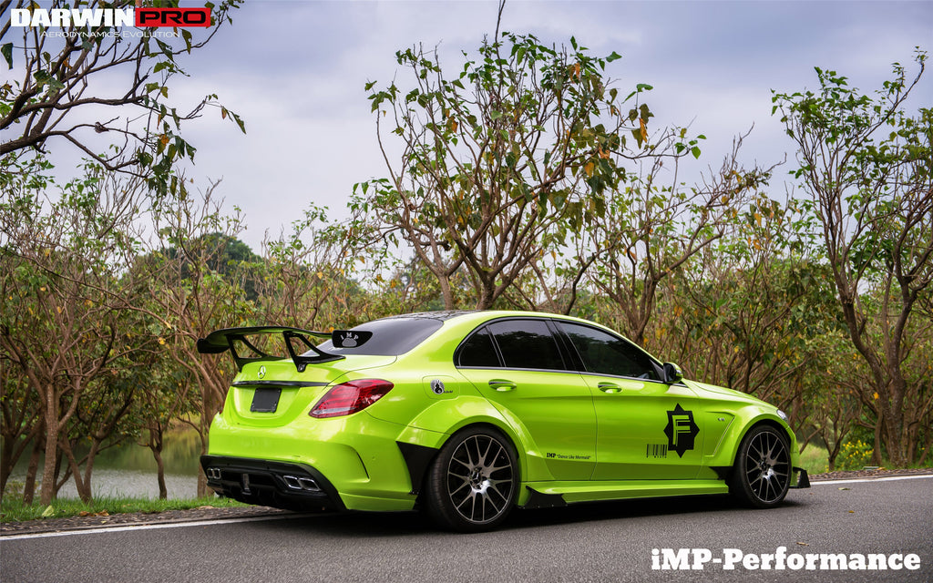 2015-2021 Mercedes Benz C-Class W205 Sedan IMP Performance Carbon Fiber Trunk Spoiler - DarwinPRO Aerodynamics