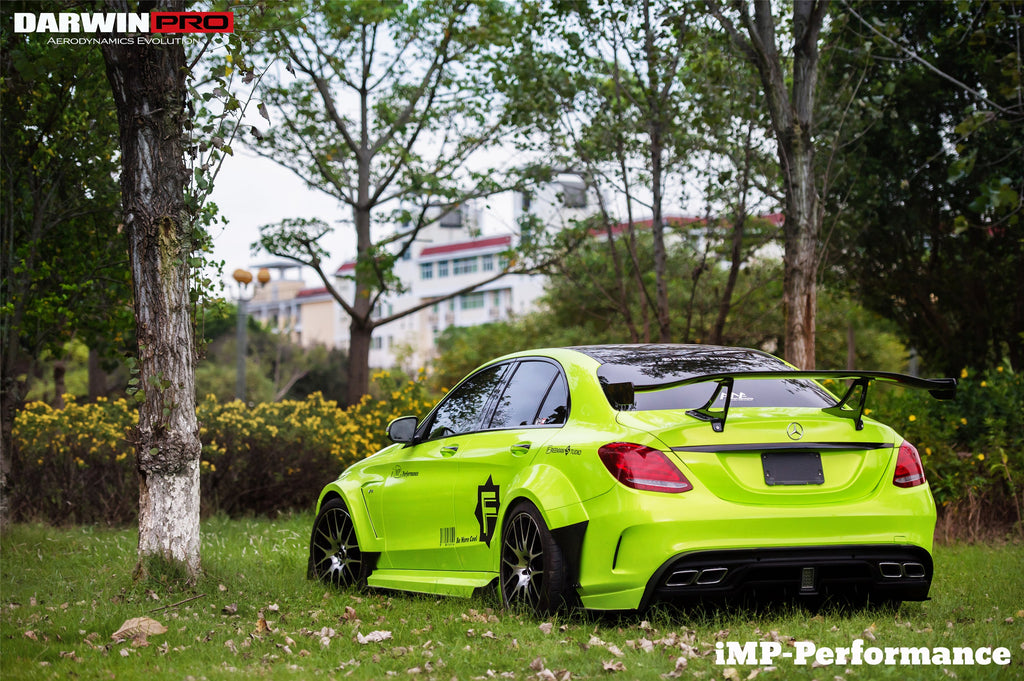 2015-2021 Mercedes Benz C-Class W205 Sedan IMP Performance Carbon Fiber Trunk Spoiler - DarwinPRO Aerodynamics