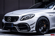 Load image into Gallery viewer, 2015-2021 Mercedes Benz W205 C63 C63S AMG Coupe IMP Performance Partial Carbon Fiber Front Bumper With Canards