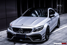Load image into Gallery viewer, 2015-2021 Mercedes Benz W205 C63 C63S AMG Coupe IMP Performance Partial Carbon Fiber Front Bumper With Canards