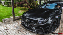 Load image into Gallery viewer, 2015-2021 Mercedes Benz W205 C63 C63S AMG Coupe IMP Performance Partial Carbon Fiber Front Bumper With Canards