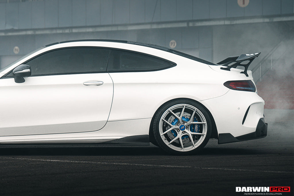 2015-2021 Mercedes Benz C63 C-Class Coupe IMP Performance Carbon Fiber Side Skirts - DarwinPRO Aerodynamics