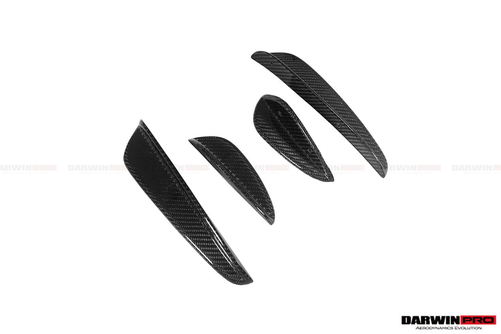 2015-2021 Mercedes Benz W205 C63 C63S AMG Coupe IMP Performance Partial Carbon Fiber Front Bumper With Canards