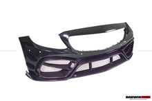 Load image into Gallery viewer, 2015-2021 Mercedes Benz W205 C63 C63S AMG Coupe IMP Performance Partial Carbon Fiber Front Bumper With Canards