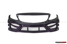 Load image into Gallery viewer, 2015-2021 Mercedes Benz W205 C63 C63S AMG Coupe IMP Performance Partial Carbon Fiber Front Bumper With Canards