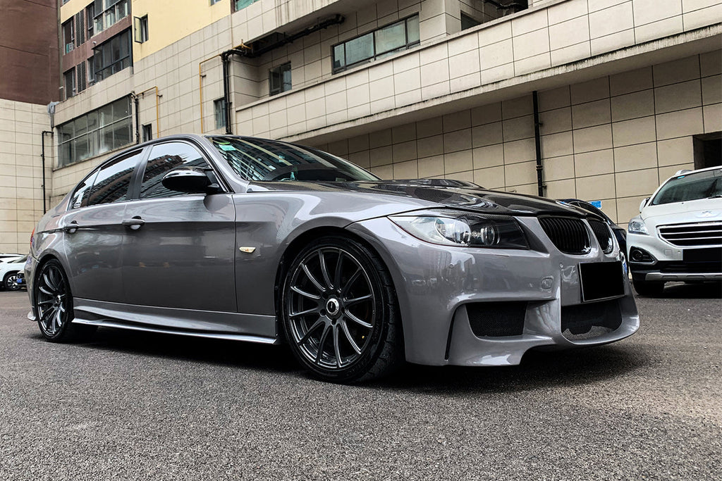 2008-2012 BMW 3 Series E90 LCI 1M Style Front Bumper with Lip Splitter