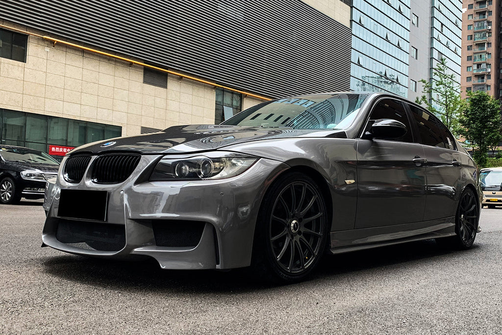 2008-2012 BMW 3 Series E90 LCI 1M Style Front Bumper with Lip Splitter