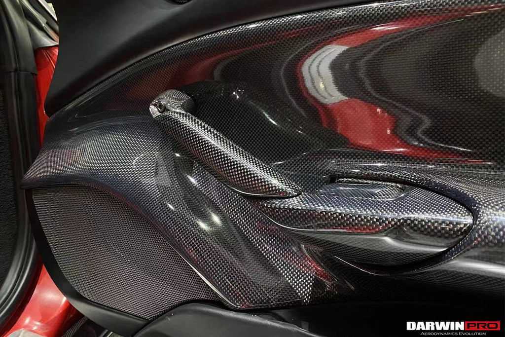 2015-2020 Ferrari 488 GTB & Spider Carbon Fiber Door Handle Interior