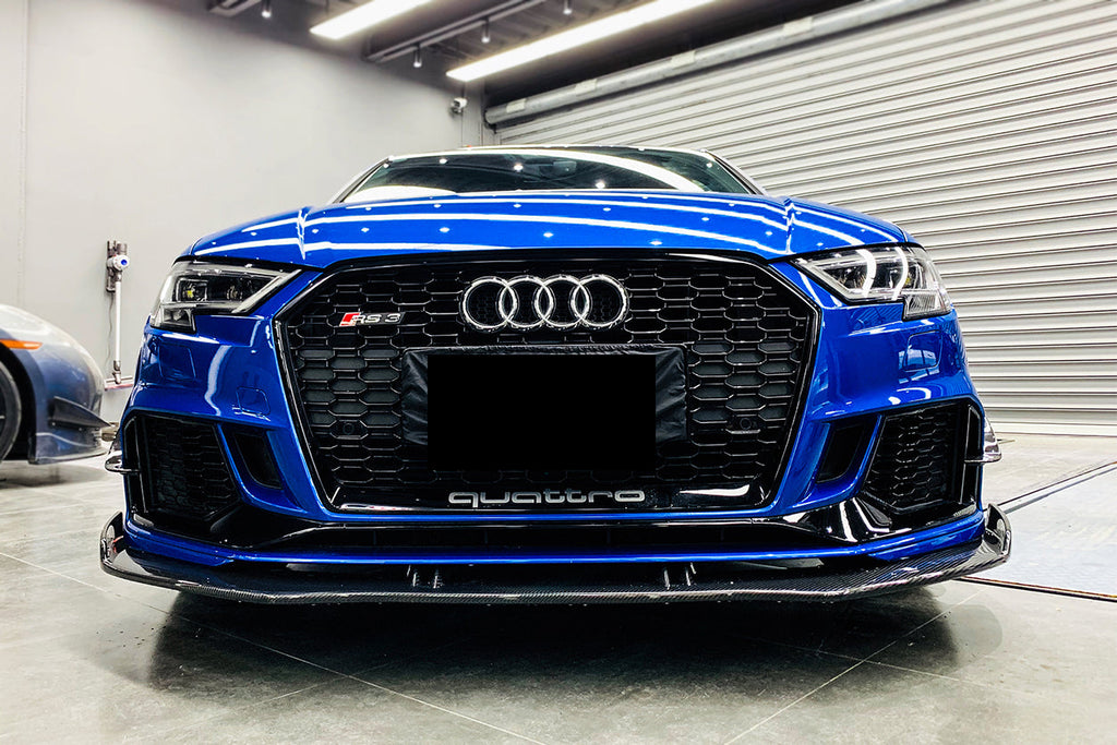 2017-2020 Audi RS3 8V.2 Sedan and Sportback BKSS Style Carbon Fiber Front Lip