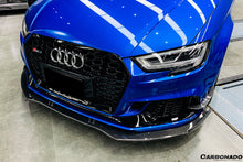 Load image into Gallery viewer, 2017-2020 Audi RS3 8V.2 Sedan And Sportback BKSS Style Carbon Fiber Front Canards