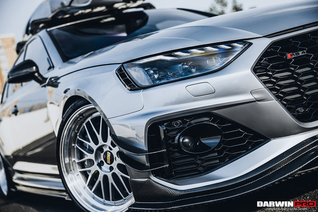DarwinPRO 2020-2024 Audi RS4 B9.5 BKSS Style Carbon Fiber Front Lip
