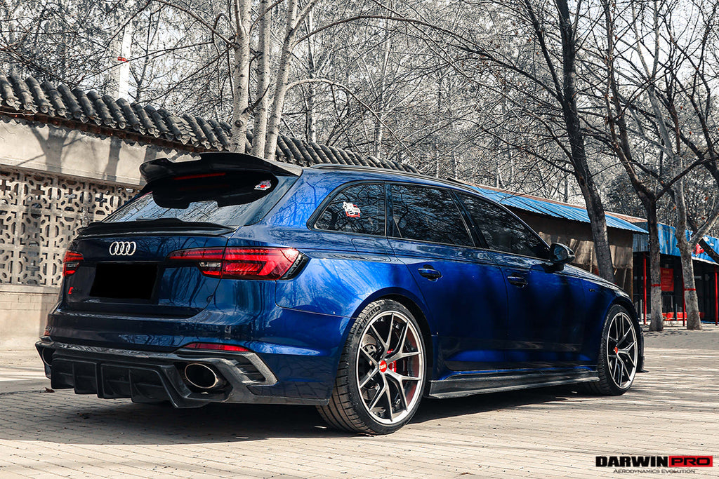 2017-2024 Audi RS4 B9 BKSS Style Rear Diffuser with Winglets