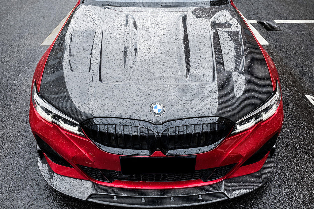 2019-2022 BMW 3 Series G20  G28 BKSS Style Carbon Fiber Front Lip