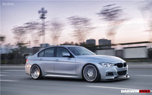 Load image into Gallery viewer, DarwinPRO 2013-2019 BMW 3 Series F30 F35 M-Tech GV Style Carbon Fiber Front Lip With Caps - DarwinPRO Aerodynamics