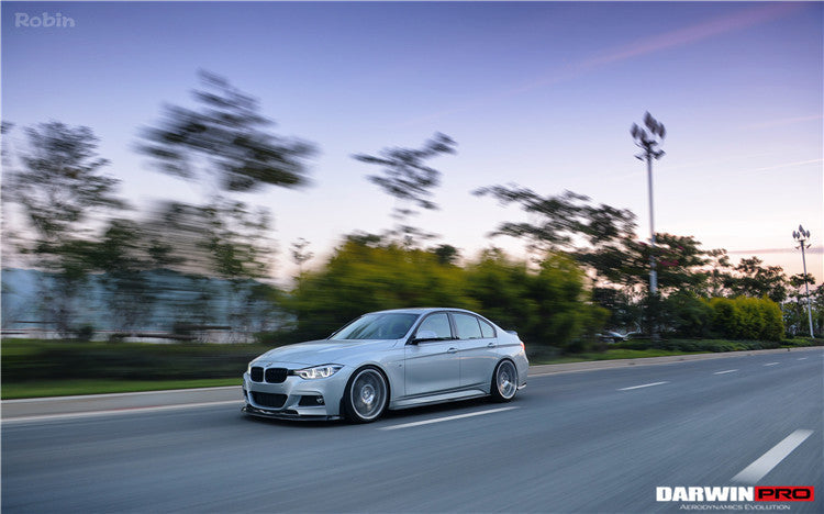 2013-2019 BMW 3 Series F35 M-Tech GV Style Carbon Fiber Side Skirts - DarwinPRO Aerodynamics