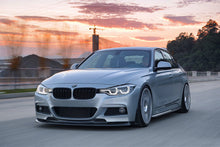 Load image into Gallery viewer, DarwinPRO 2013-2019 BMW 3 Series F30 F35 M-Tech GV Style Carbon Fiber Front Lip With Caps - DarwinPRO Aerodynamics