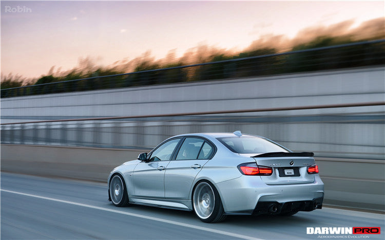 2013-2019 BMW 3 Series F30 F35 M-Tech GV Carbon Fiber Trunk Spoiler - DarwinPRO Aerodynamics