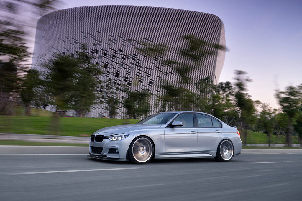2013-2019 BMW 3 Series F35 M-Tech GV Style Carbon Fiber Side Skirts - DarwinPRO Aerodynamics