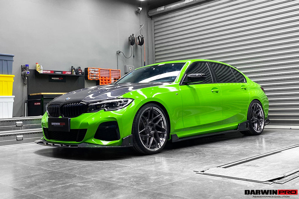 2019-2022 BMW 3 Series G20 BKSS Style Carbon Fiber Side Skirts Under Board