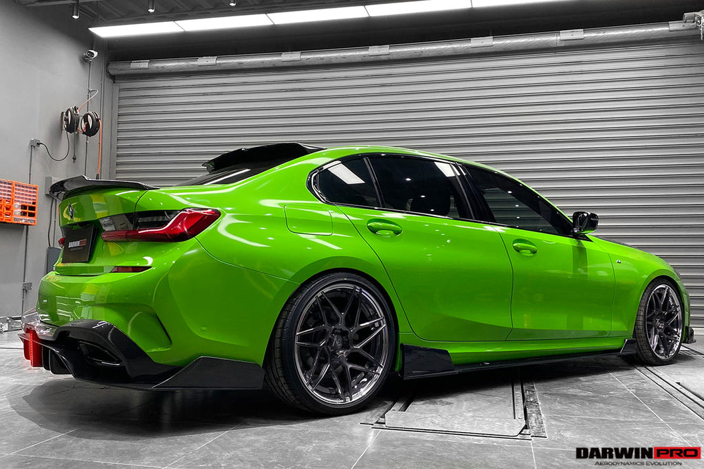 2019-2022 BMW 3 Series G20 BKSS Style Carbon Fiber Side Skirts Under Board