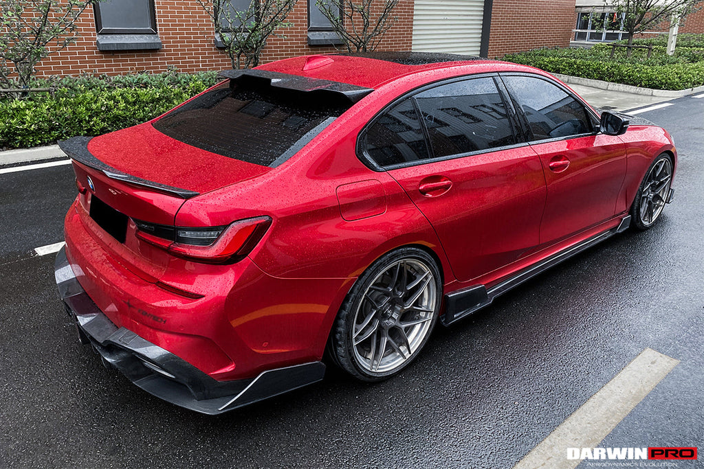 2019-2022 BMW 3 Series G20  G28 BKSS Style Carbon Fiber Rear Diffuser