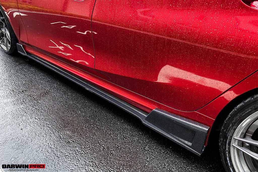 2019-2022 BMW 3 Series G20 BKSS Style Carbon Fiber Side Skirts Under Board